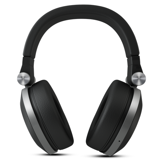 Synchros E50BT - Black - Over-ear, Bluetooth headphones with ShareMe music sharing - Front