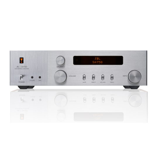 JBL SA750 - Walnut - Streaming Integrated Stereo Amplifier - Front