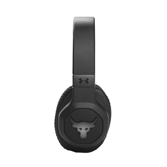 UA Project Rock Over-Ear Training Headphones - Engineered by JBL - Black - Over-Ear ANC Sport Headphones - Detailshot 3