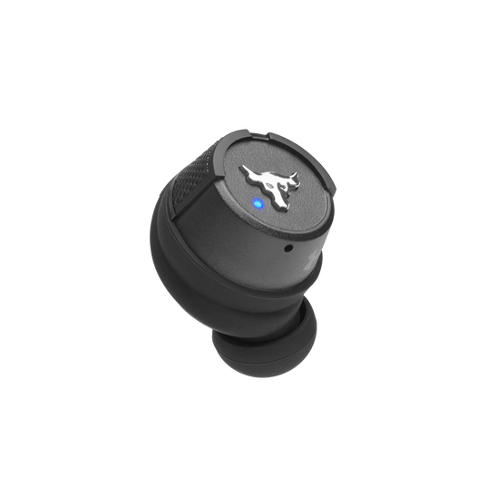 UA Project Rock True Wireless X - Engineered by JBL - Black - Waterproof true wireless sport earbuds - Detailshot 3