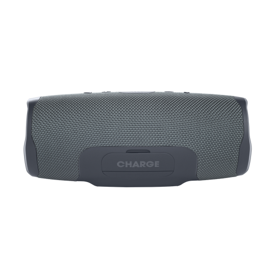 JBL Charge Essential 2 - Gun Metal - Portable Waterproof Speaker with Powerbank - Back