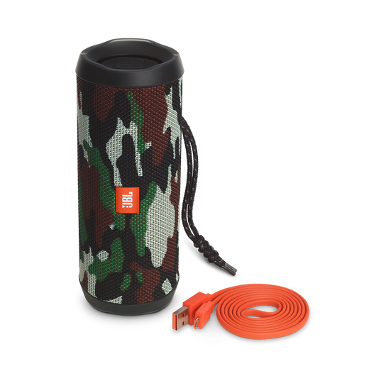 JBL Flip 4 Special Edition - Squad - A full-featured waterproof portable Bluetooth speaker with surprisingly powerful sound. - Detailshot 4