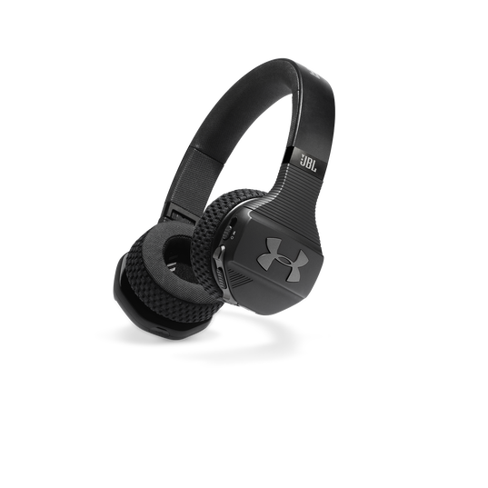 UA Sport Wireless Train – Engineered by JBL - Black - Wireless on-ear headphone built for the gym - Hero