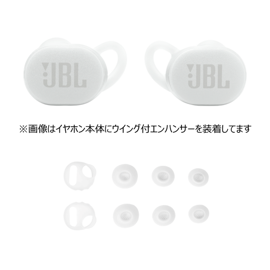 Replacement Kit for JBL Endurance Race 2 - White - Hero