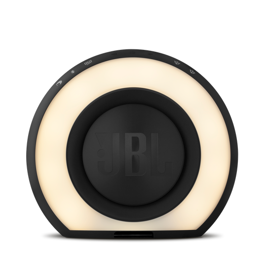 JBL Horizon - Black - Bluetooth clock radio with USB charging and ambient light - Back