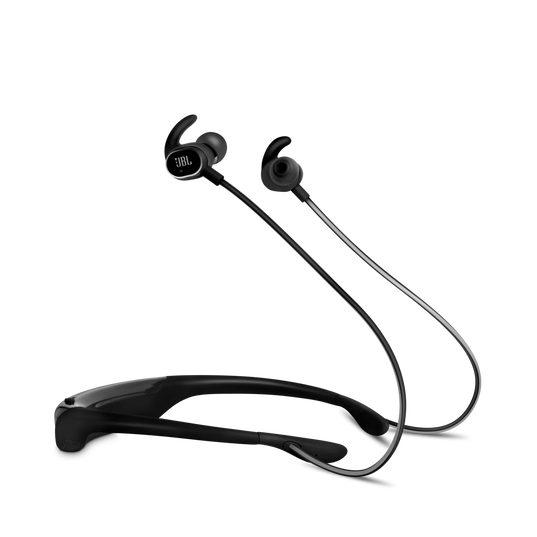 Reflect Response - Black - Wireless Touch Control Sport Headphones - Hero