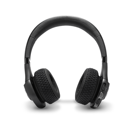 UA Sport Wireless Train – Engineered by JBL - Black - Wireless on-ear headphone built for the gym - Front