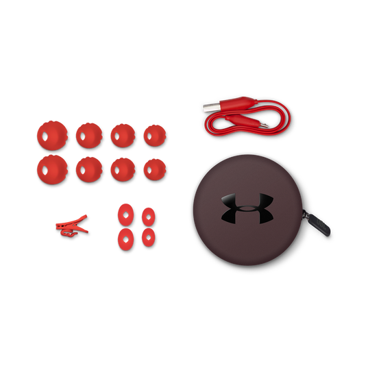 Under Armour Sport Wireless - Red - Wireless in-ear headphones for athletes - Detailshot 5