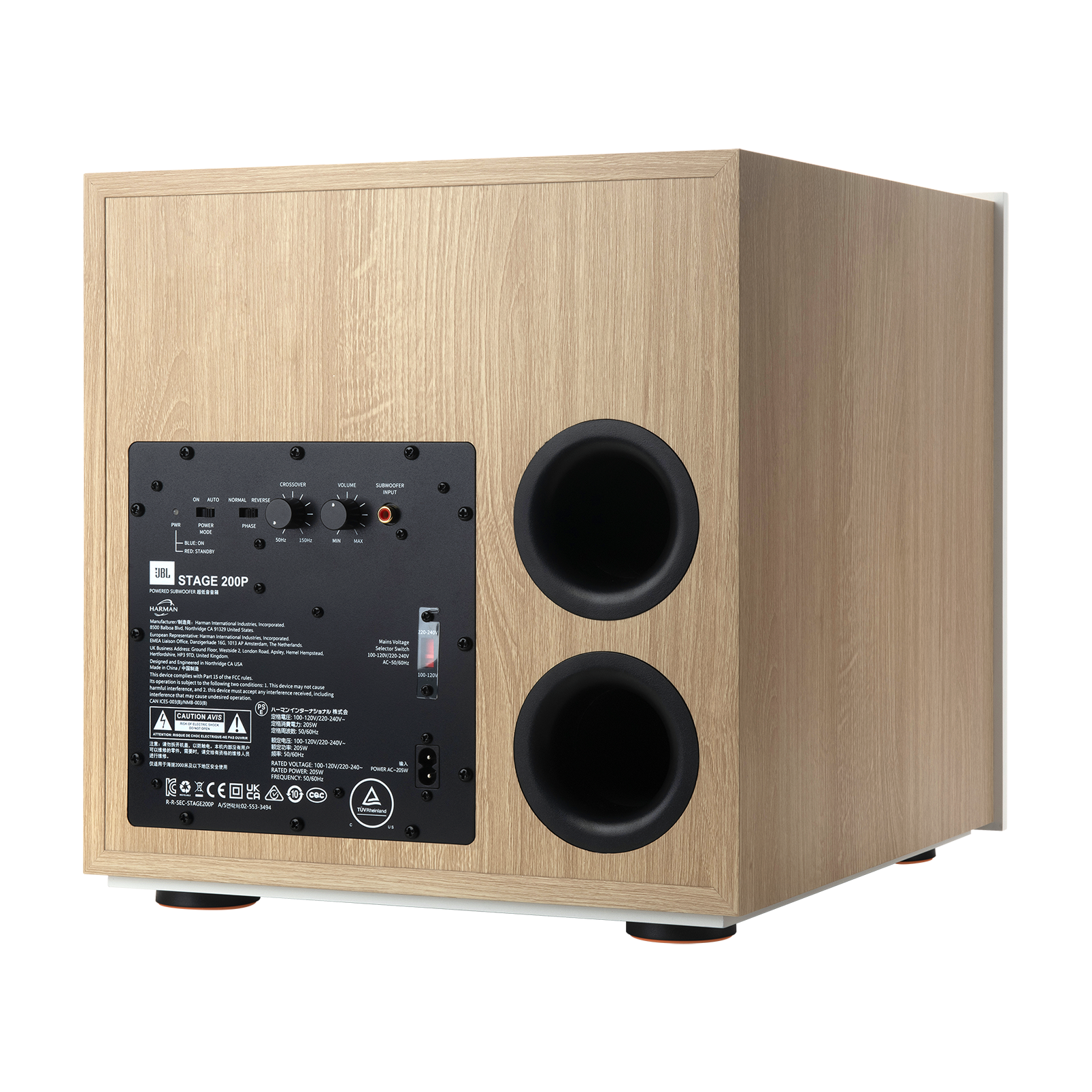 【美品】JBL STAGE SUB A100P アクティブサブウーファー JBL Stage A100P(エー100ピー) : JBL/ラウドスピーカー,ホーム