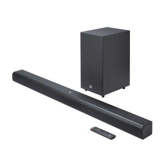 JBL Cinema SB580 - Black - 3.1 Channel Soundbar with Virtual Dolby Atmos® and Wireless Subwoofer - Hero