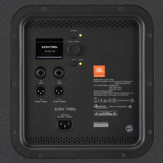 JBL EON718S | パワード18インチPAサブウーファー JBL EON718S | パワード18インチPAサブウーファー