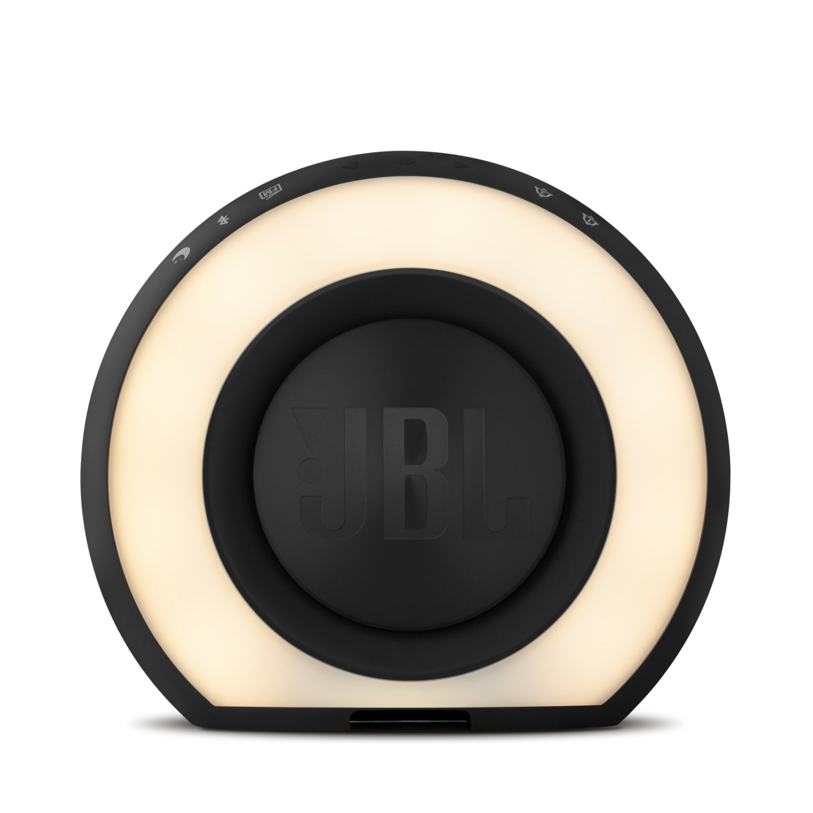 JBL Horizon | アラームクロック、FMラジオ、USB充電機能、およびLEDアンビエントライト搭載Bluetoothスピーカー