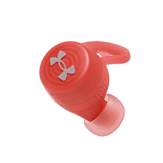 UA True Wireless Streak - Red - Ultra-compact In-Ear Sport Headphones - Detailshot 3