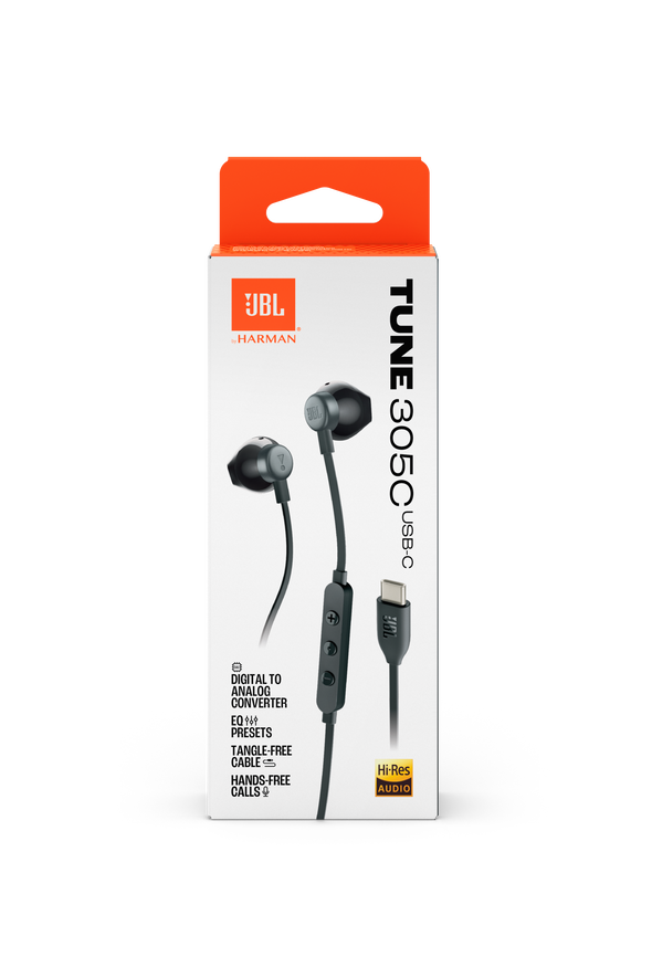 JBL Tune 305C USB | ハイレゾ対応有線インイヤーヘッドホン