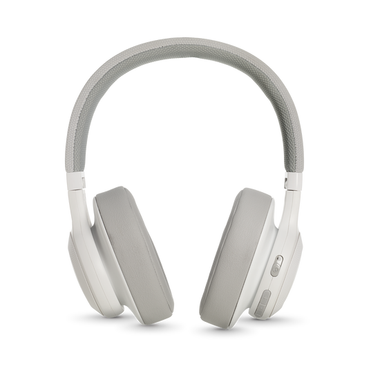 JBL E55BT - White - Wireless over-ear headphones - Detailshot 4