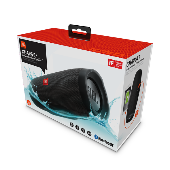 JBL CHARGE 3 RED Bluetoothスピーカー 重低音 - スピーカー