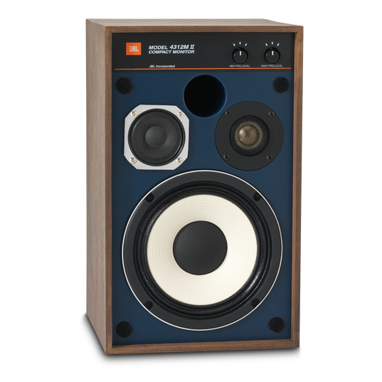 4312MII - Brown - 5.25” 3-way Studio Monitor Loudspeaker - Detailshot 1