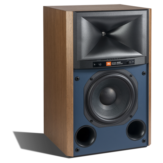 4329P Studio Monitor Powered Loudspeaker System - Walnut - Powered Bookshelf Loudspeaker System - Right