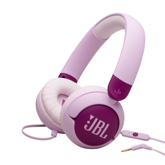 JBL Junior 320 - Purple - Wired on-ear kids headphones - Hero