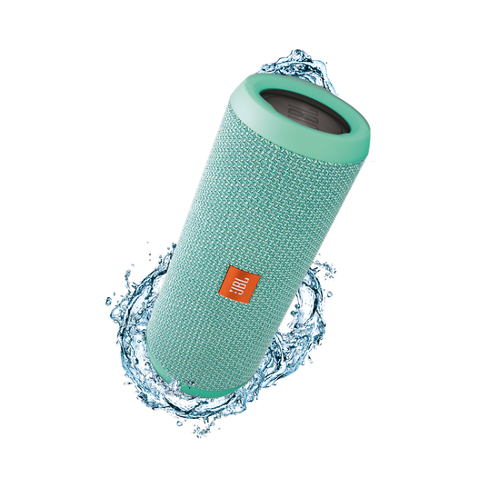 JBL Flip 3 - Teal - Splashproof portable Bluetooth speaker with powerful sound and speakerphone technology - Hero