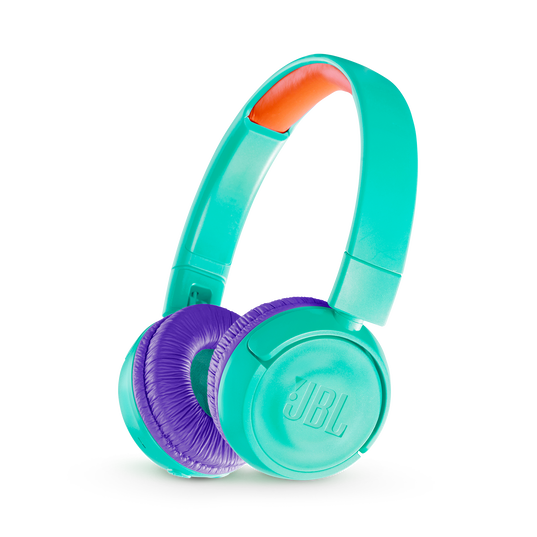 JBL JR300BT - Tropic Teal - Kids Wireless on-ear headphones - Hero