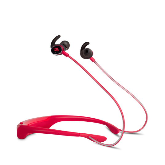 Reflect Response - Red - Wireless Touch Control Sport Headphones - Hero