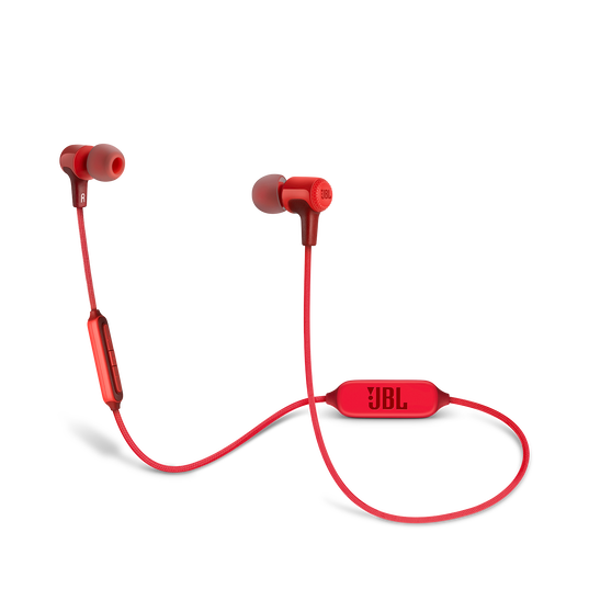 E25BT - Red - Wireless in-ear headphones - Hero