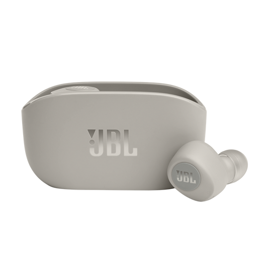 JBL Wave 100TWS - Ivory - True Wireless In-Ear Headphones - Hero