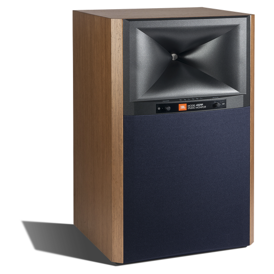 4329P Studio Monitor Powered Loudspeaker System - Natural Walnut - Powered Bookshelf Loudspeaker System - Detailshot 2