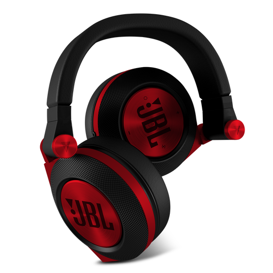 Synchros E50BT - Red - Over-ear, Bluetooth headphones with ShareMe music sharing - Detailshot 2