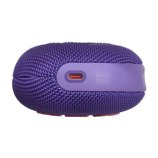 JBL Clip 5 - Purple - Ultra-portable waterproof speaker - Bottom