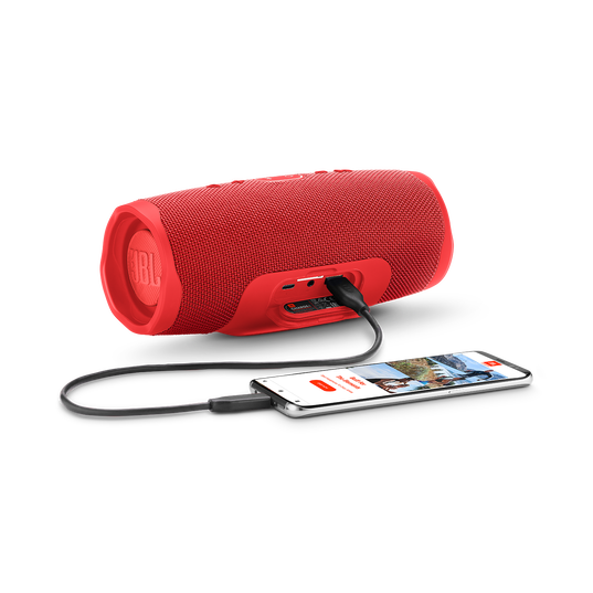 JBL Charge 4 - Red - Portable Bluetooth speaker - Detailshot 4