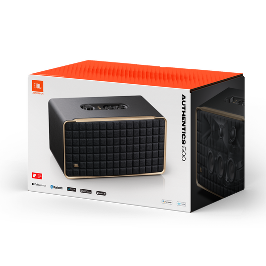 JBL Authentics 500 | Wi-Fi、Bluetooth、音声アシスタントを JBL Authentics 500 | Wi-Fi、Bluetooth、音声アシスタントを