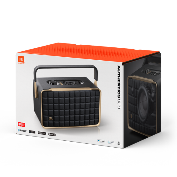 JBL Authentics 300 | オーセンティックデザインのポータブルワイヤレススピーカー