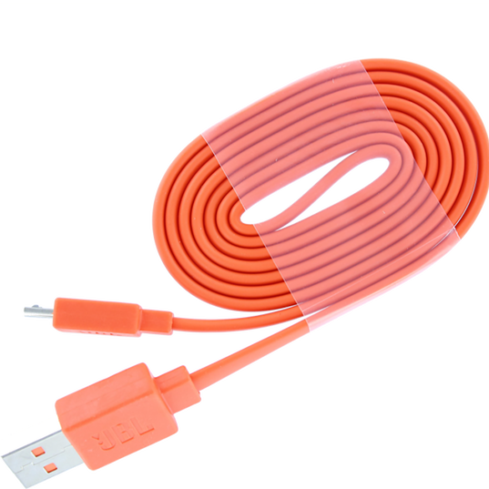 JBL CHARGE3,FLIP3,FLIP4 USB Cable - Orange - Hero
