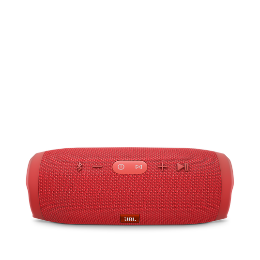 JBL Charge 3 - Red - Full-featured waterproof portable speaker with high-capacity battery to charge your devices - Detailshot 2