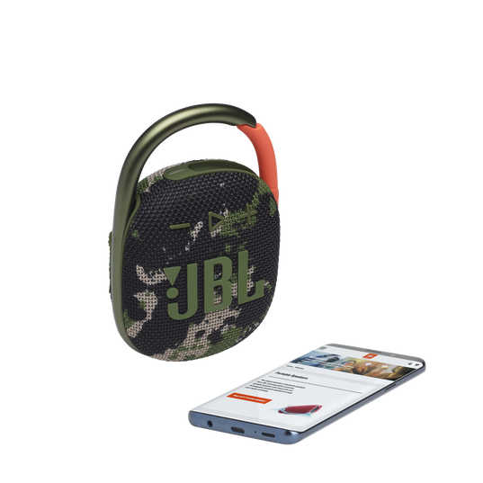 JBL Clip 4 - Squad - Ultra-portable Waterproof Speaker - Detailshot 1