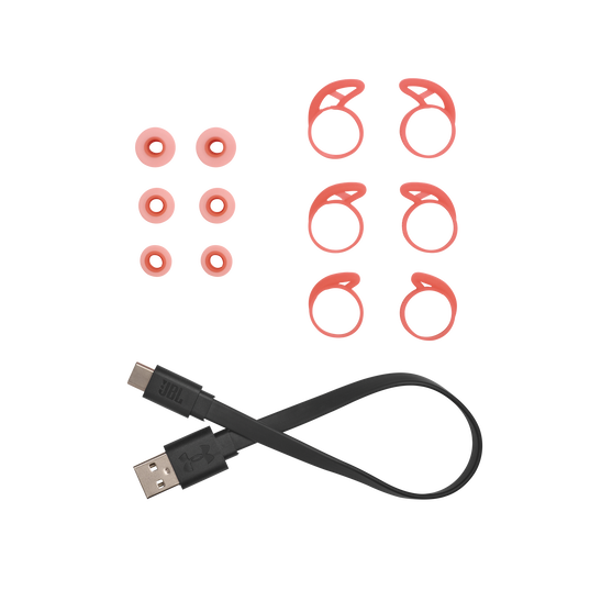 UA True Wireless Streak - Red - Ultra-compact In-Ear Sport Headphones - Detailshot 8