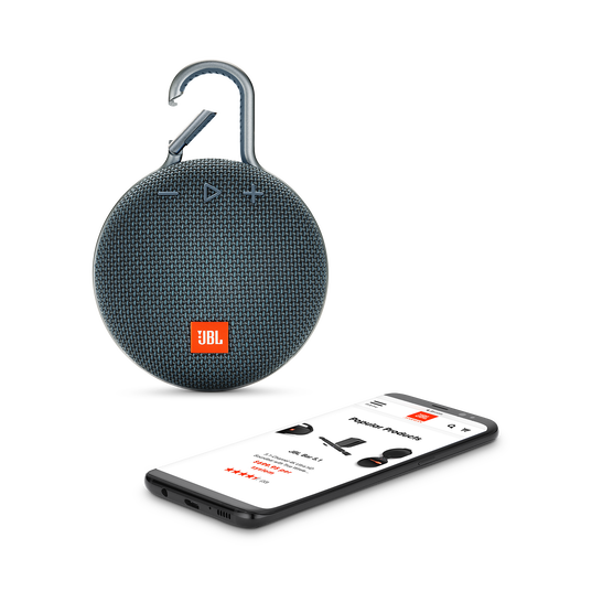 JBL Clip 3 - Ocean Blue - Portable Bluetooth® speaker - Detailshot 1