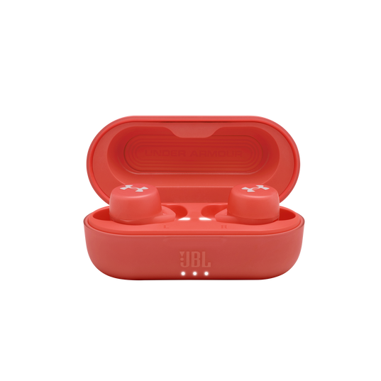 UA True Wireless Streak - Red - Ultra-compact In-Ear Sport Headphones - Detailshot 4