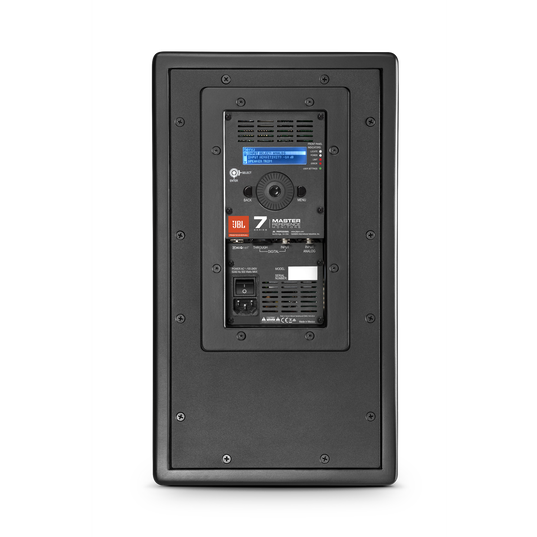 JBL 708P - Black - 8" Bi-Amplified Master Reference Monitor - Back