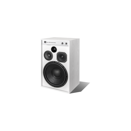 JBL 4312G - White - 12-inch (300mm) 3-way Studio Monitor Bookshelf Loudspeaker - Detailshot 3