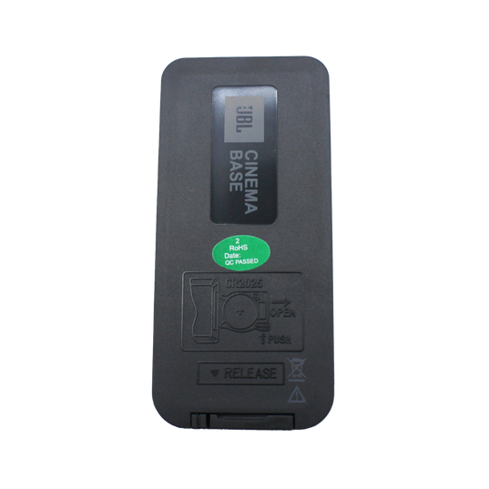 Remote Control for JBL Cinema Base - Black - Back