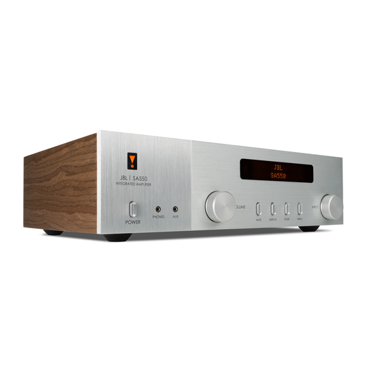 SA550 Classic - Silver - Integrated Amplifier with Bluetooth - Detailshot 3