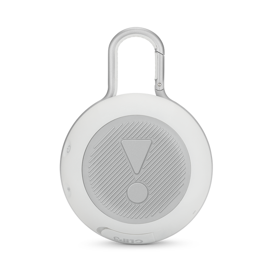 JBL Clip 3 - Steel White - Portable Bluetooth® speaker - Back