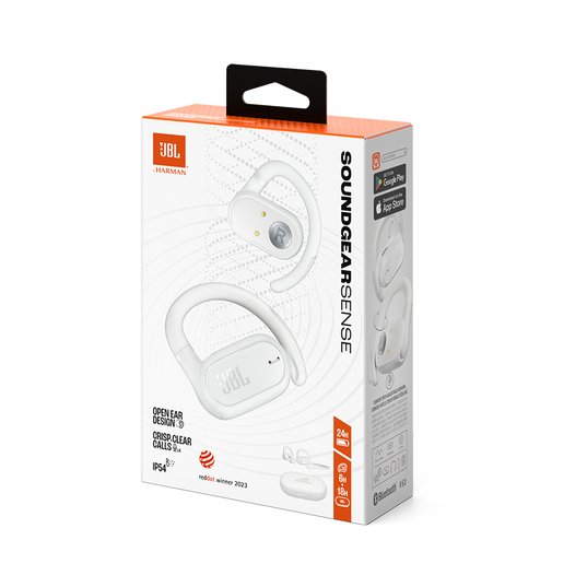 JBL Soundgear Sense - White - True wireless open-ear headphones - Detailshot 11