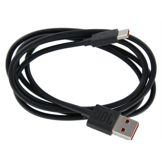 JBL USB Type-C Charging Cable for Charge 4, Charge 5, Charge Essential 2, Pulse 4, Pulse 5, Flip 5 and Flip 6 - Black - Hero