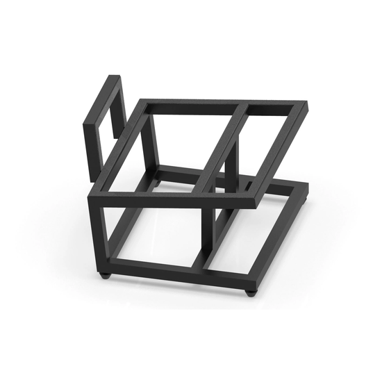 JS-150 - Black - Loudspeaker Stand for Extra Large Classic and Studio Monitor Loudspeakers - Right