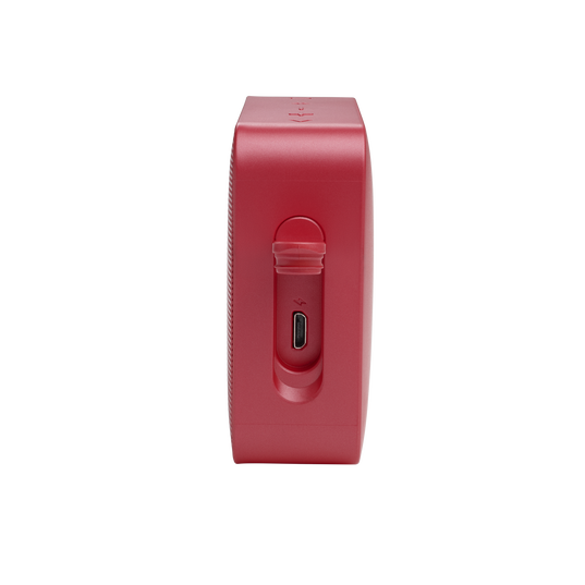 JBL Go Essential - Red - Portable Waterproof Speaker - Detailshot 1