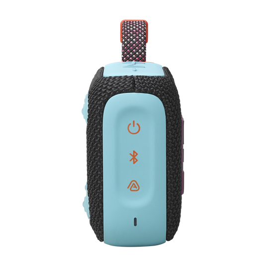 JBL Go 4 - Black and Orange - Ultra-Portable Bluetooth Speaker - Right